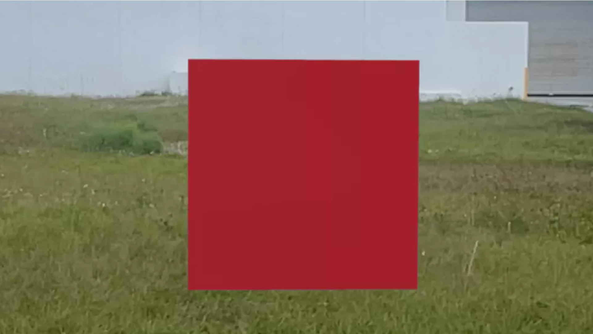 A red pixel positioned in an open space with MUD's AR tool